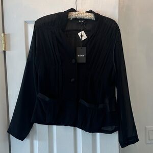 DKNY Women's Elegant Black Blazer